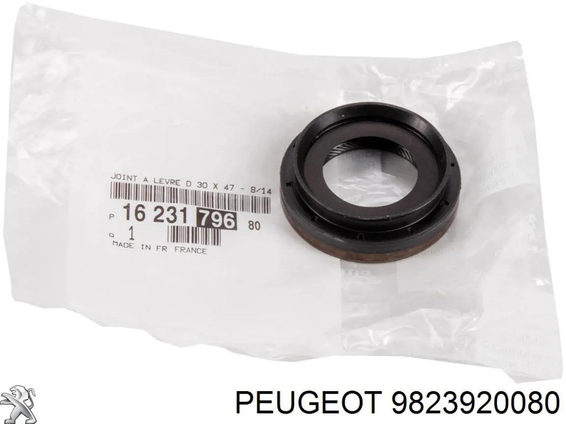 Vedação da árvore distribuidora de motor 9823920080 Peugeot/Citroen