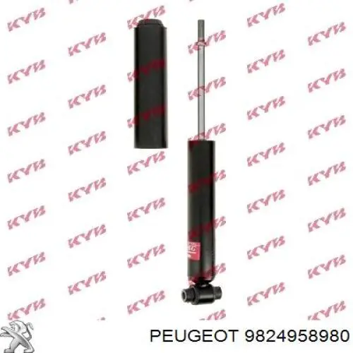 9824958980 Peugeot/Citroen Amortecedor traseiro