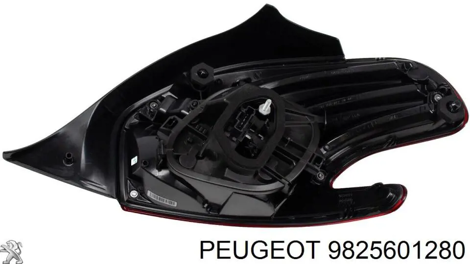 9825601280 Peugeot/Citroen Lanterna traseira esquerda