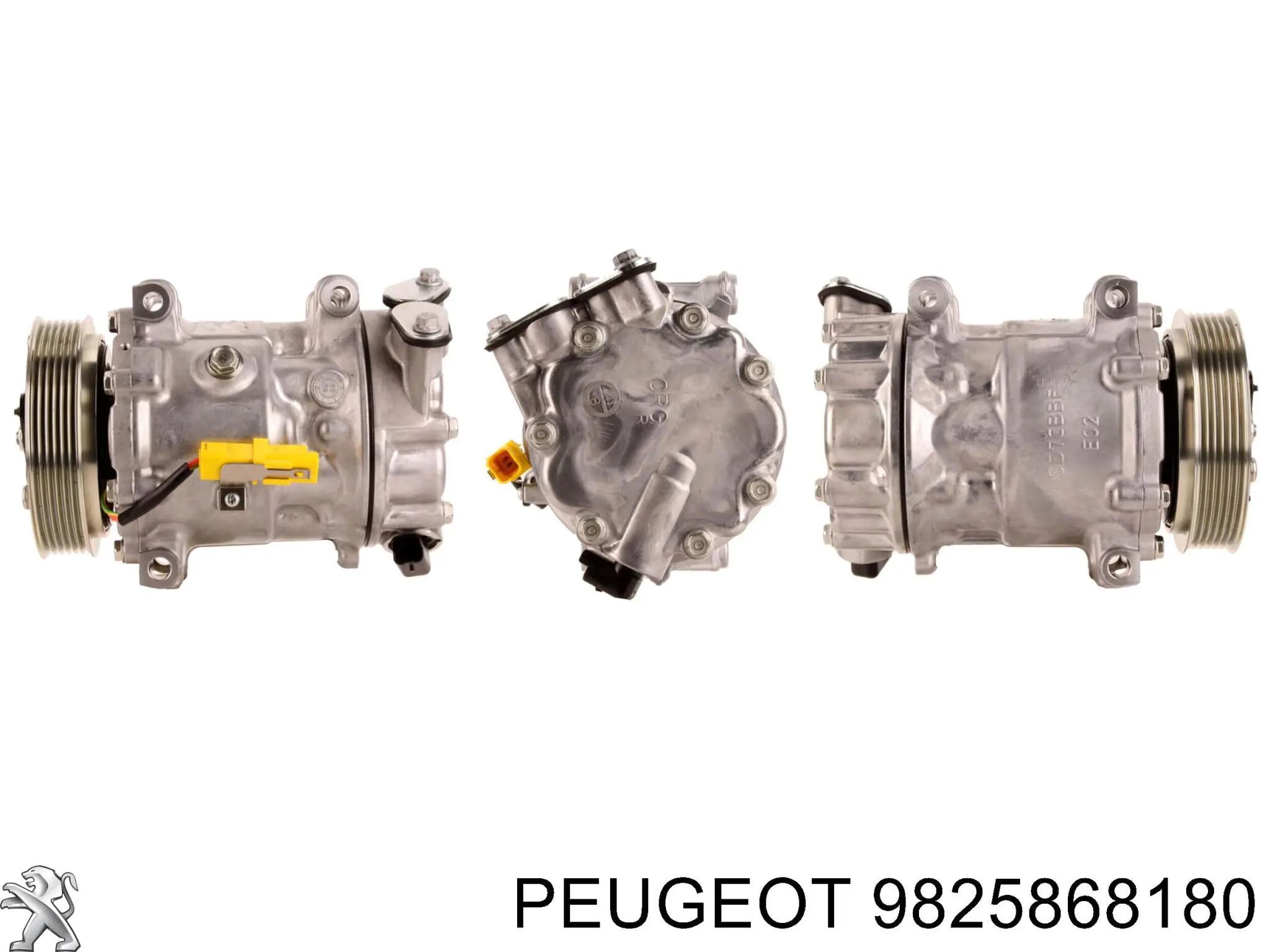 9825868180 Peugeot/Citroen Acoplamento (bobina magnética) do compressor de aparelho de ar condicionado