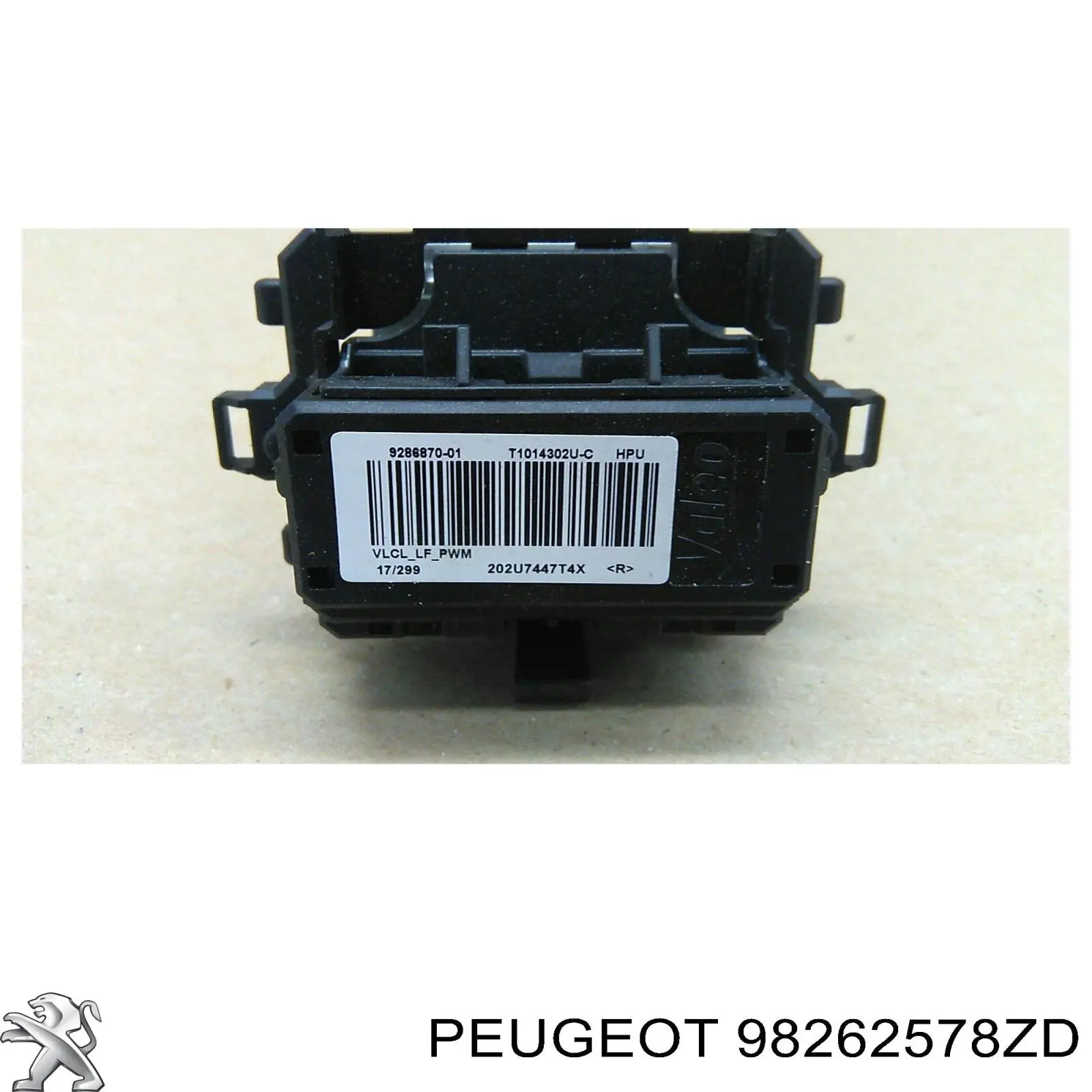 98094484ZD Peugeot/Citroen Comutador esquerdo instalado na coluna da direção
