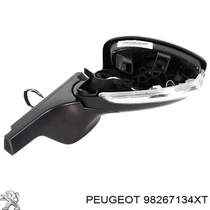 98267134XT Peugeot/Citroen Espelho de retrovisão esquerdo
