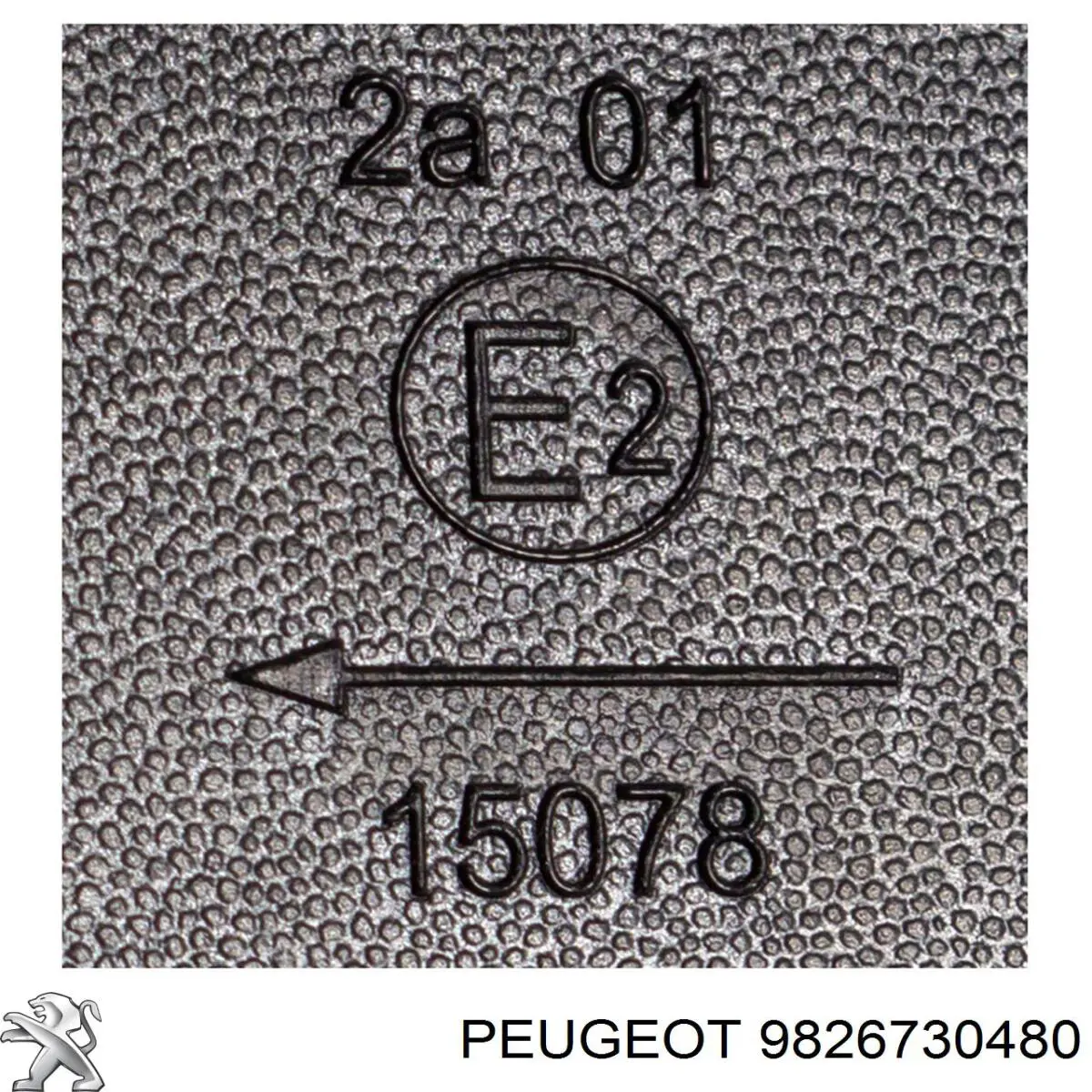 9826730480 Peugeot/Citroen Lanterna traseira esquerda externa