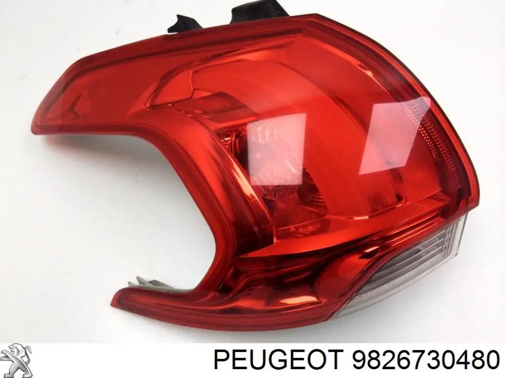 Lanterna traseira esquerda externa Peugeot/Citroen 9826730480