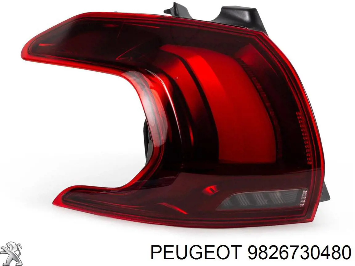 Compre 9826730480 Peugeot/Citroen Lanterna traseira esquerda externa