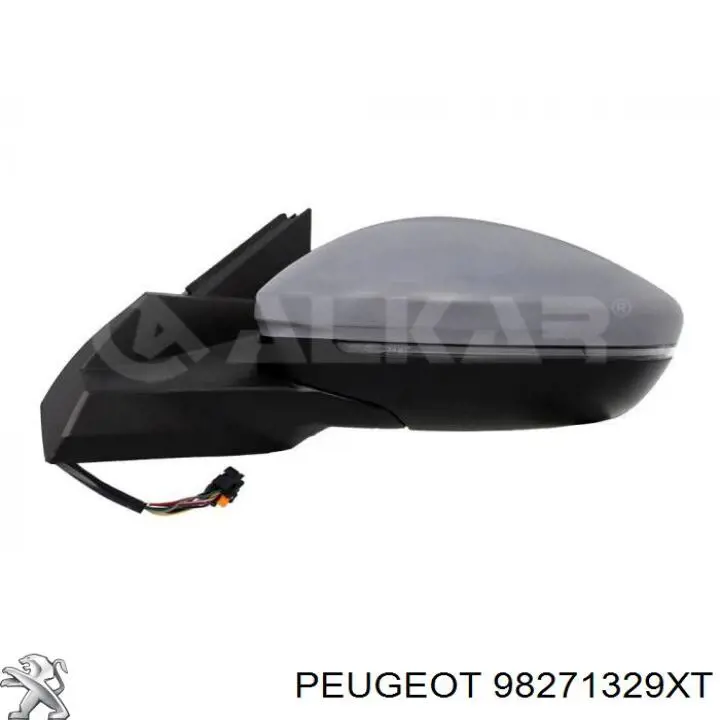 Compre 98271329XT Peugeot/Citroen Espelho de retrovisão esquerdo