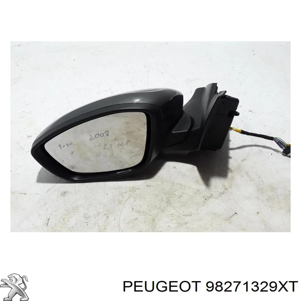 Espelho de retrovisão esquerdo Peugeot/Citroen 98271329XT