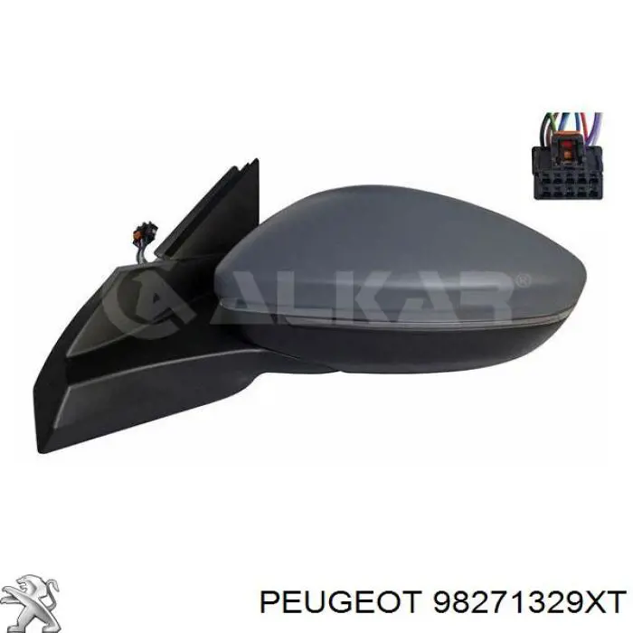 Espelho de retrovisão esquerdo Peugeot/Citroen 98271329XT preço, a partir de 232,00 USD