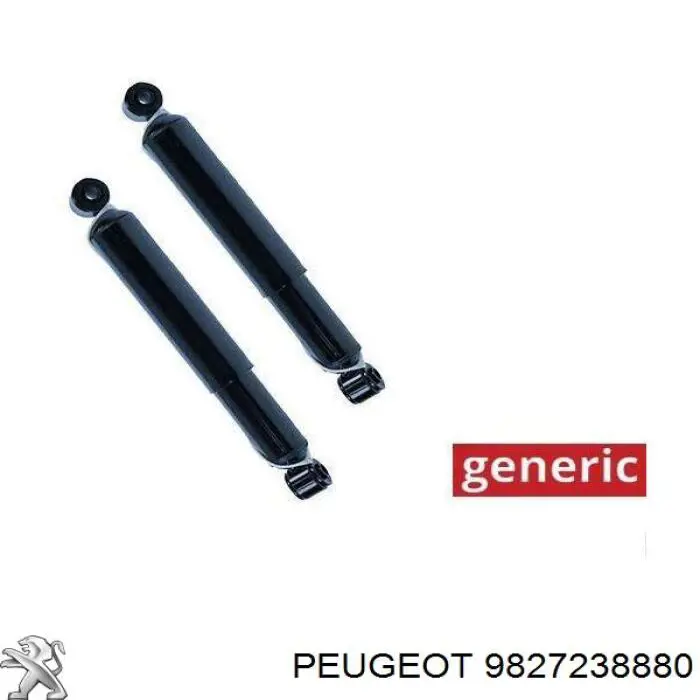 Compre 9827238880 Peugeot/Citroen Amortecedor dianteiro direito