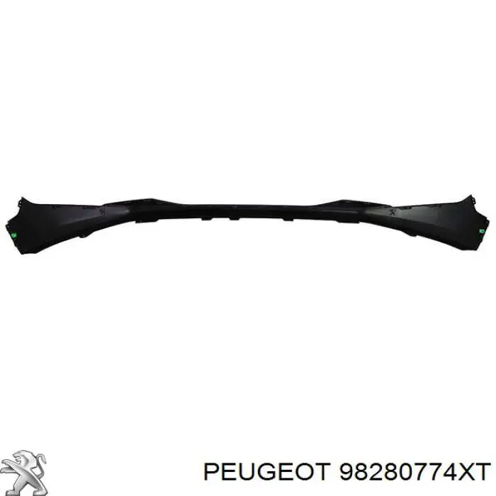 98280774XT Peugeot/Citroen Spoiler do pára-choque dianteiro