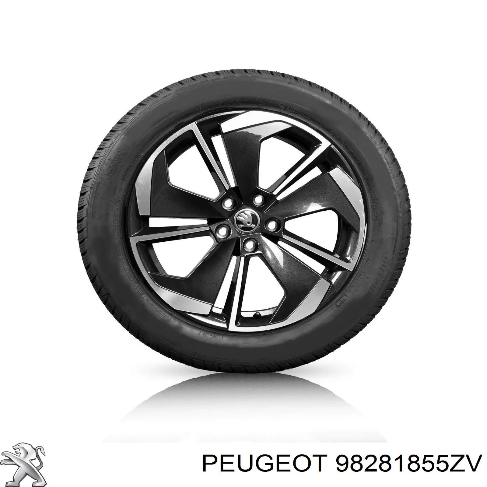 Compre 98281855ZV Peugeot/Citroen Discos de roda de aleação ligeira (de aleação ligeira, de titânio)