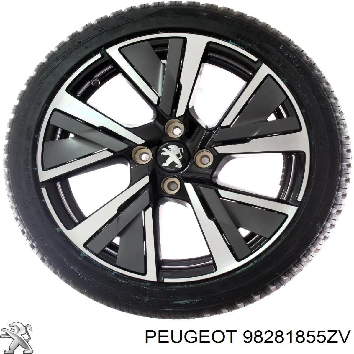 98281855ZV Peugeot/Citroen Discos de roda de aleação ligeira (de aleação ligeira, de titânio)
