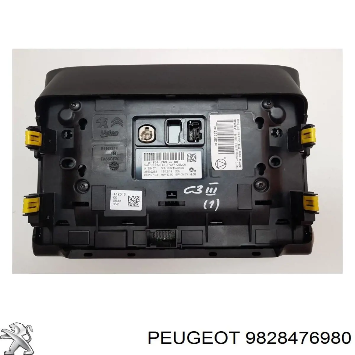 Mostrador multifuncional Peugeot/Citroen 9828476980 preço, a partir de 188,98 USD