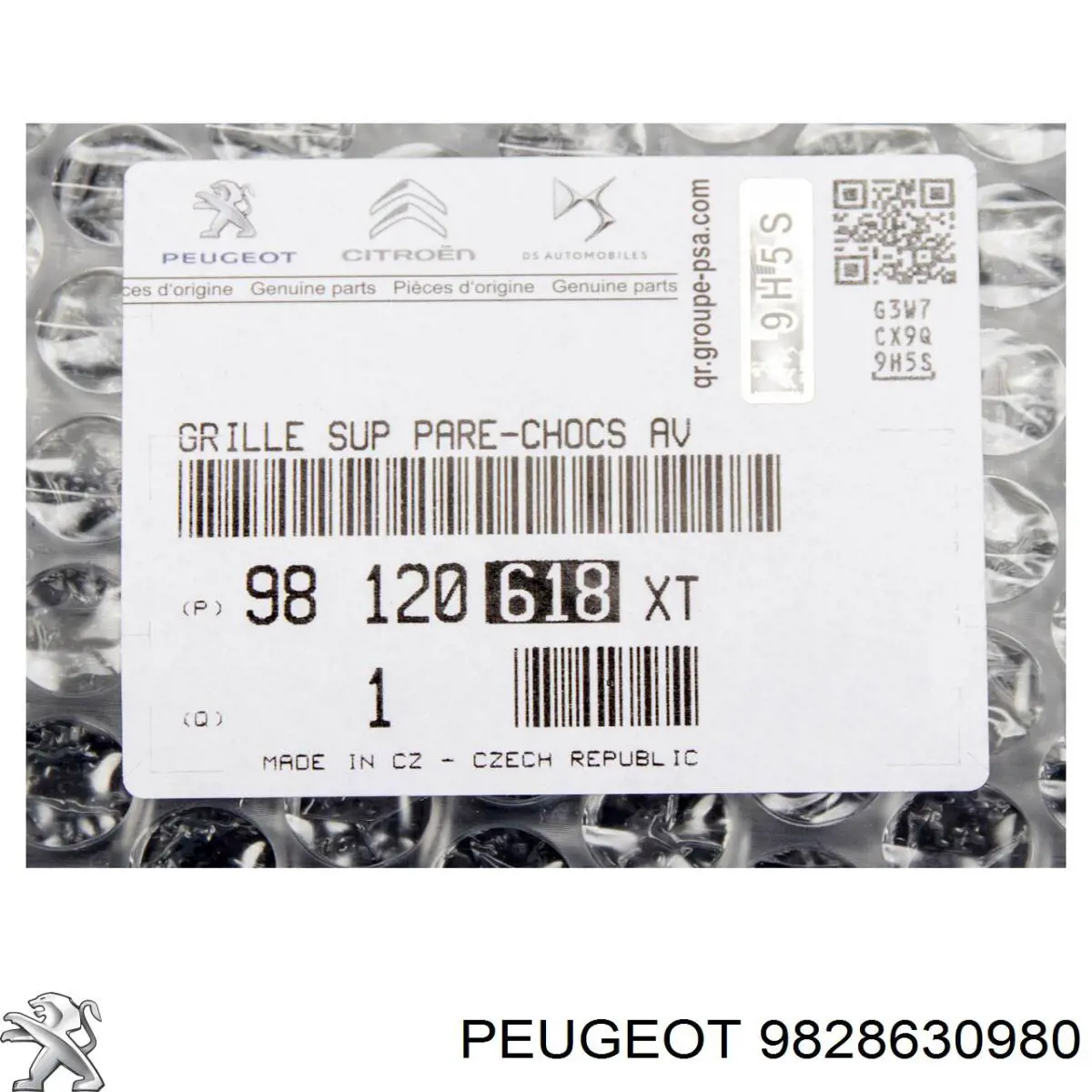 Capota 9812723280 Peugeot/Citroen