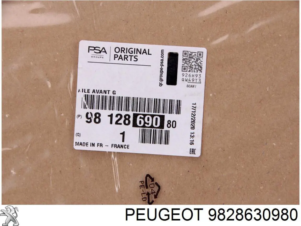 Compre 9812723280 Peugeot/Citroen Capota