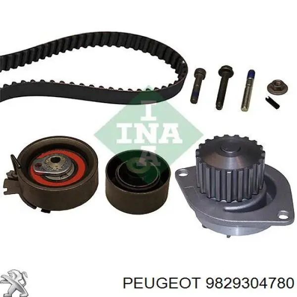 9829304780 Peugeot/Citroen Correia do mecanismo de distribuição de gás