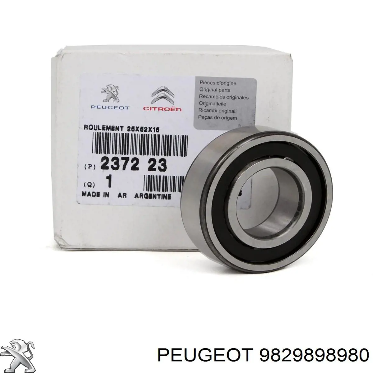 Compre 9829898980 Peugeot/Citroen Panela de óleo de cárter do motor