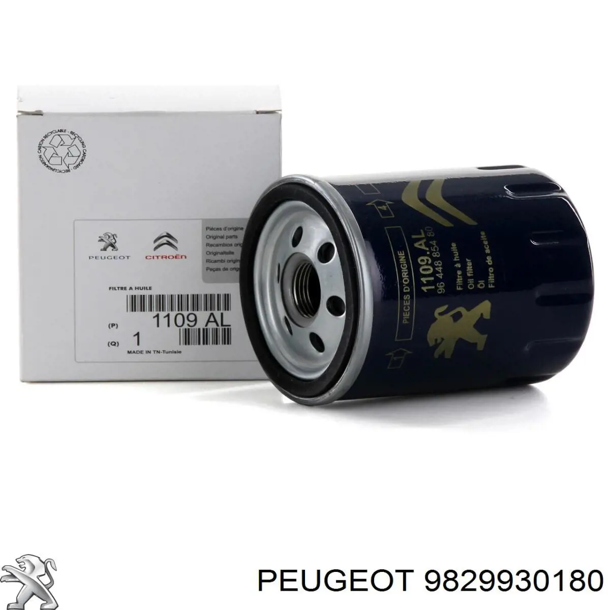 9829930180 Peugeot/Citroen Vela de ignição