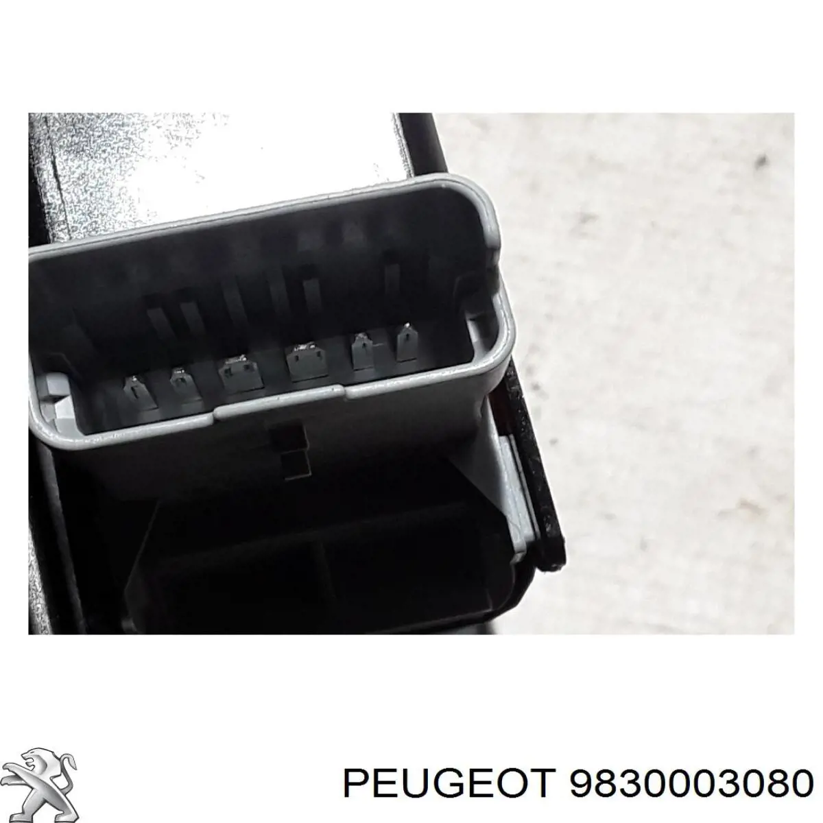 9830003080 Peugeot/Citroen Mecanismo de acionamento de vidro da porta traseira esquerda