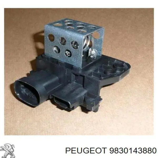 9830143880 Peugeot/Citroen Regulador de revoluções de ventilador de esfriamento (unidade de controlo)