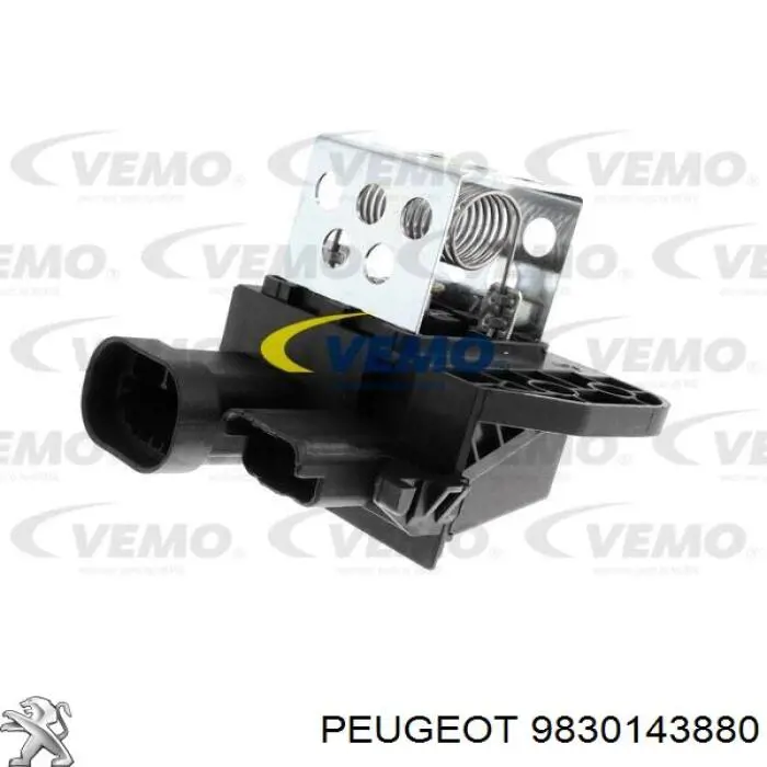 Compre 9830143880 Peugeot/Citroen Regulador de revoluções de ventilador de esfriamento (unidade de controlo)