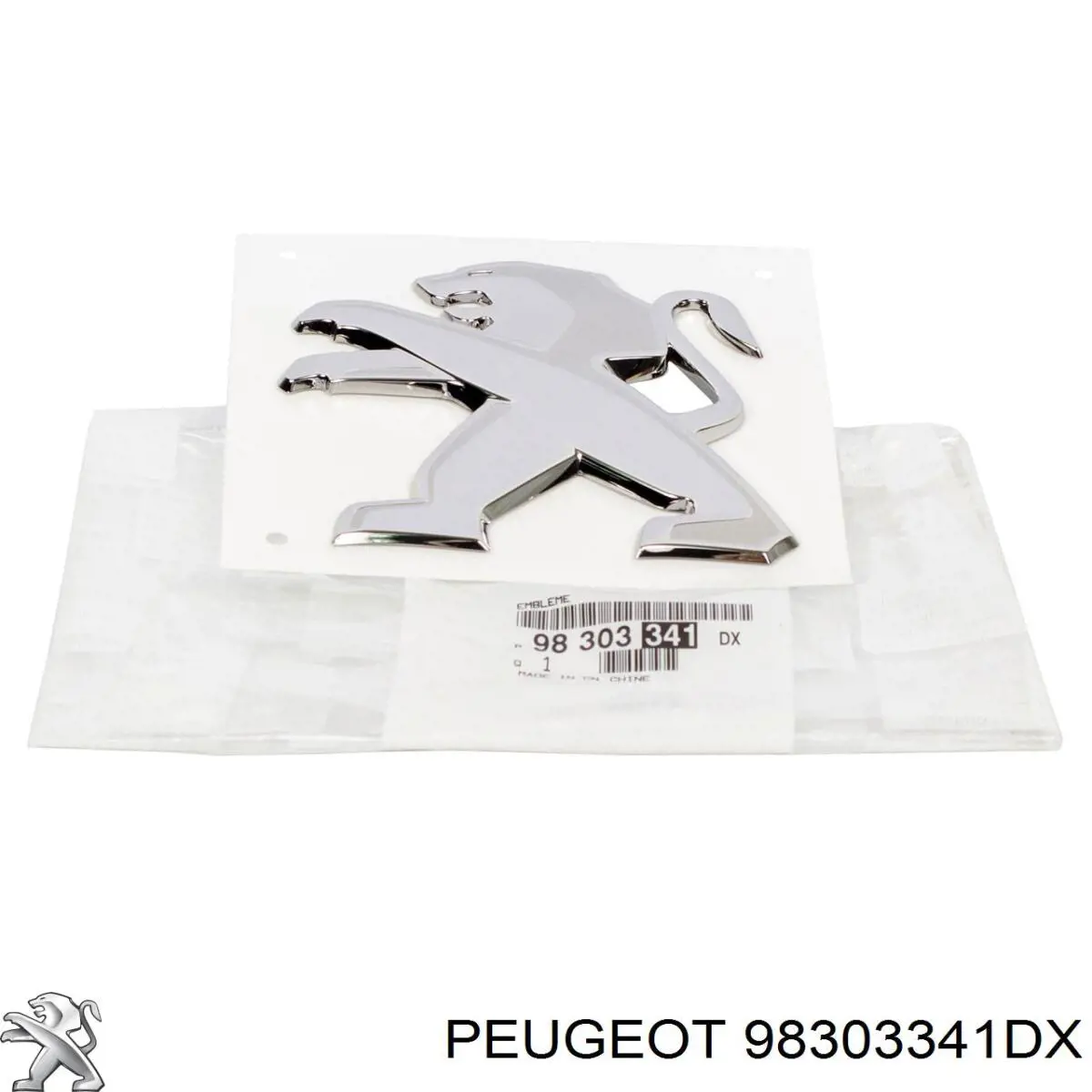 98303341DX Peugeot/Citroen Emblema de grelha do radiador
