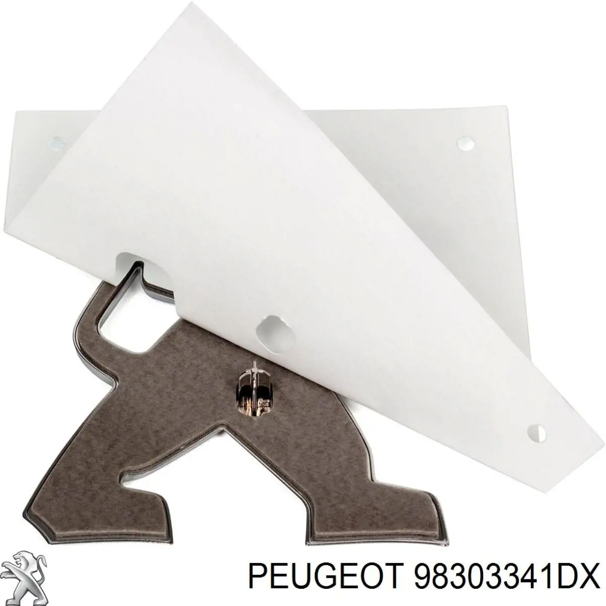 Compre 98303341DX Peugeot/Citroen Emblema de grelha do radiador