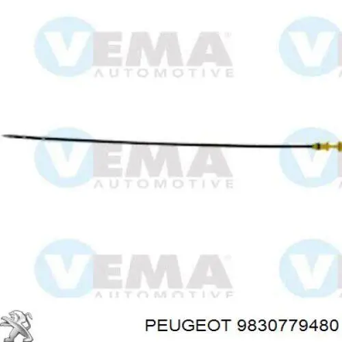 Compre 9830779480 Peugeot/Citroen Sonda (indicador) do nível de óleo no motor