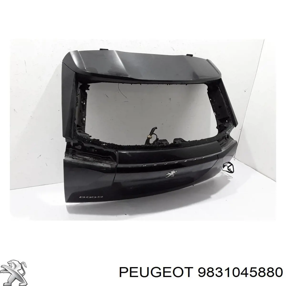 9831045880 Peugeot/Citroen Porta traseira (3ª/5ª porta-malas (tampa de alcapão)