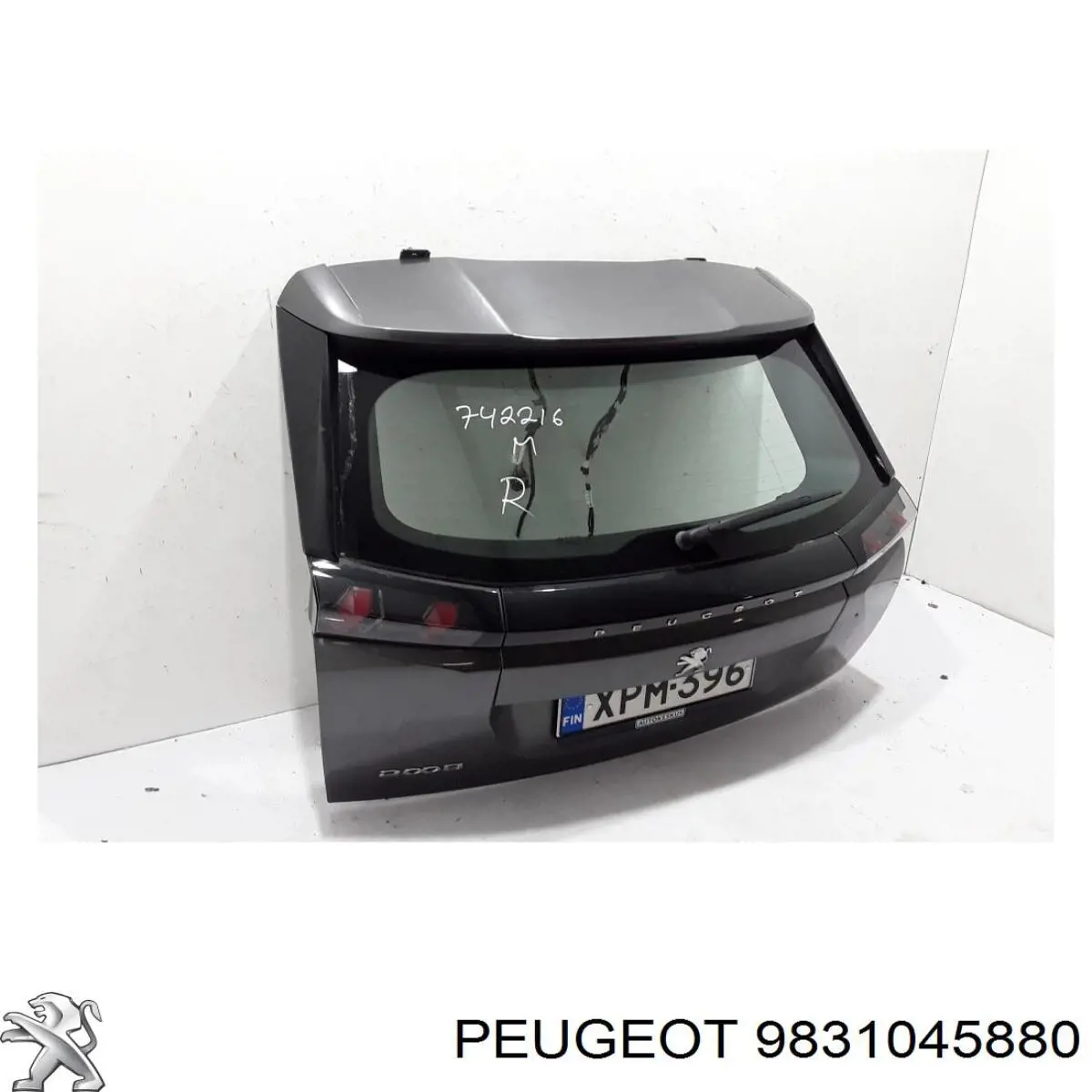 Porta traseira (3ª/5ª porta-malas (tampa de alcapão) 9831045880 Peugeot/Citroen
