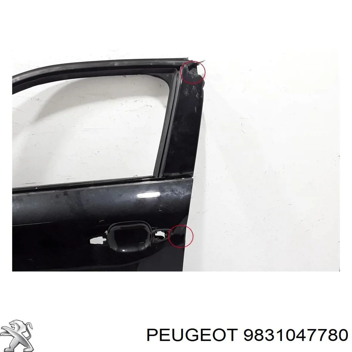 9831047780 Peugeot/Citroen Porta dianteira esquerda