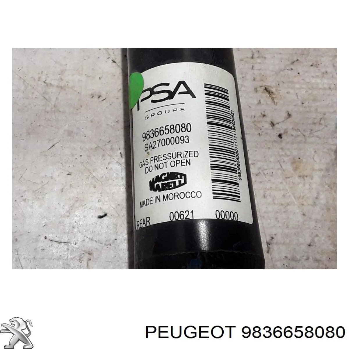 Compre 9836658080 Peugeot/Citroen Amortecedor traseiro