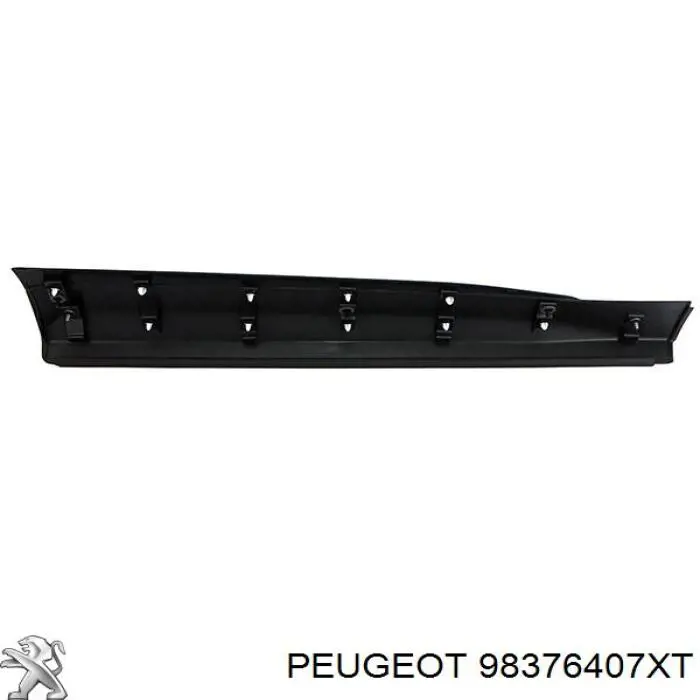 98376407XT Peugeot/Citroen Placa sobreposta da porta dianteira esquerda