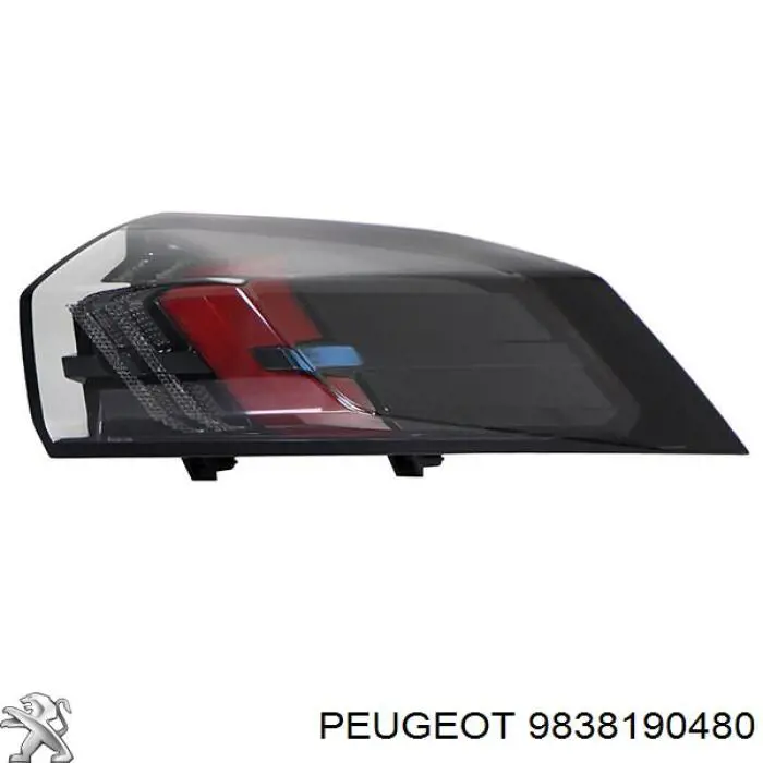 Lanterna traseira direita externa Peugeot/Citroen 9838190480 preço, a partir de 211,12 USD
