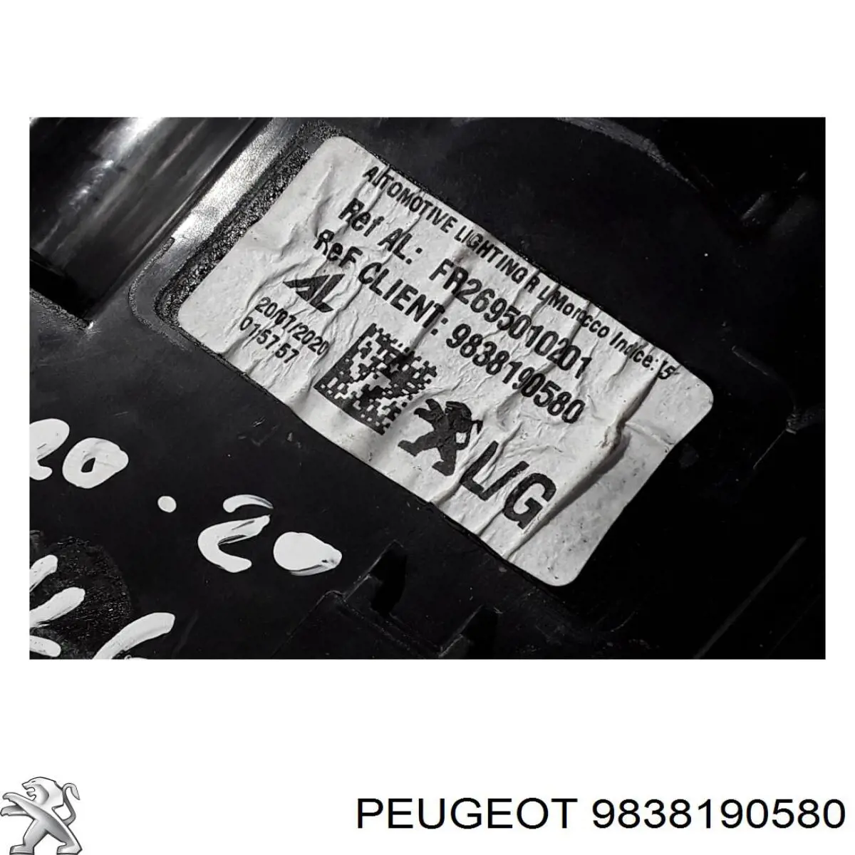 Lanterna traseira esquerda externa Peugeot/Citroen 9838190580 preço, a partir de 170,55 USD