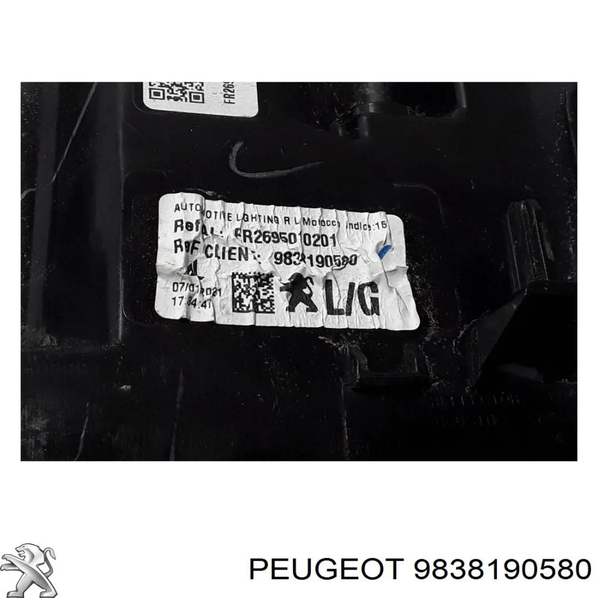 Lanterna traseira esquerda externa Peugeot/Citroen 9838190580 preço, a partir de 170,55 USD