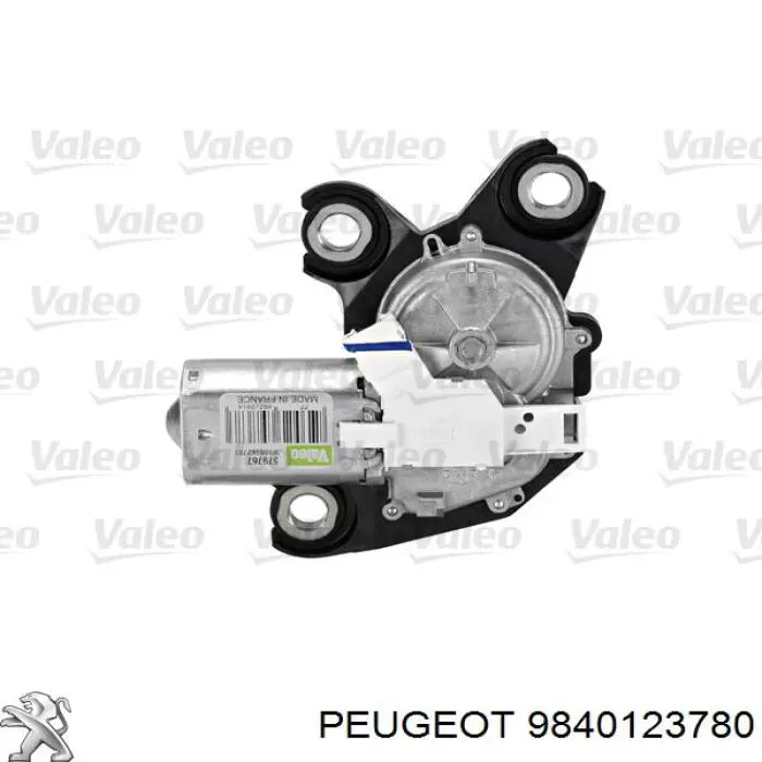 Motor de limpador pára-brisas de vidro traseiro Peugeot/Citroen 9840123780 preço, a partir de 120,88 USD