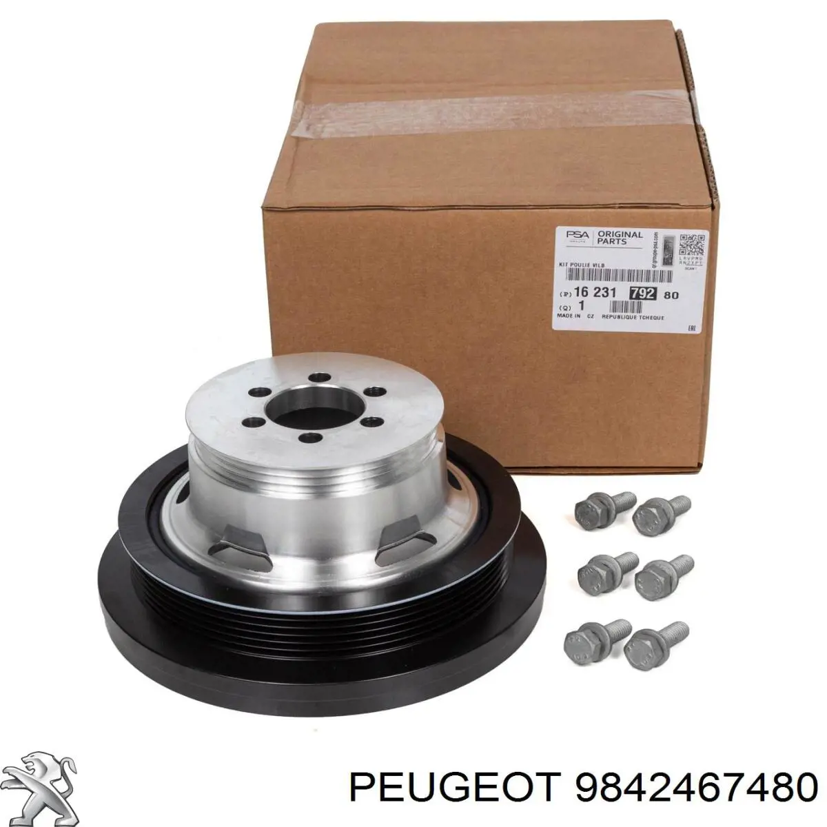 Válvula de escape 9842467480 Peugeot/Citroen