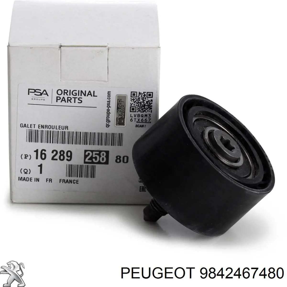 Válvula de escape 9842467480 Peugeot/Citroen