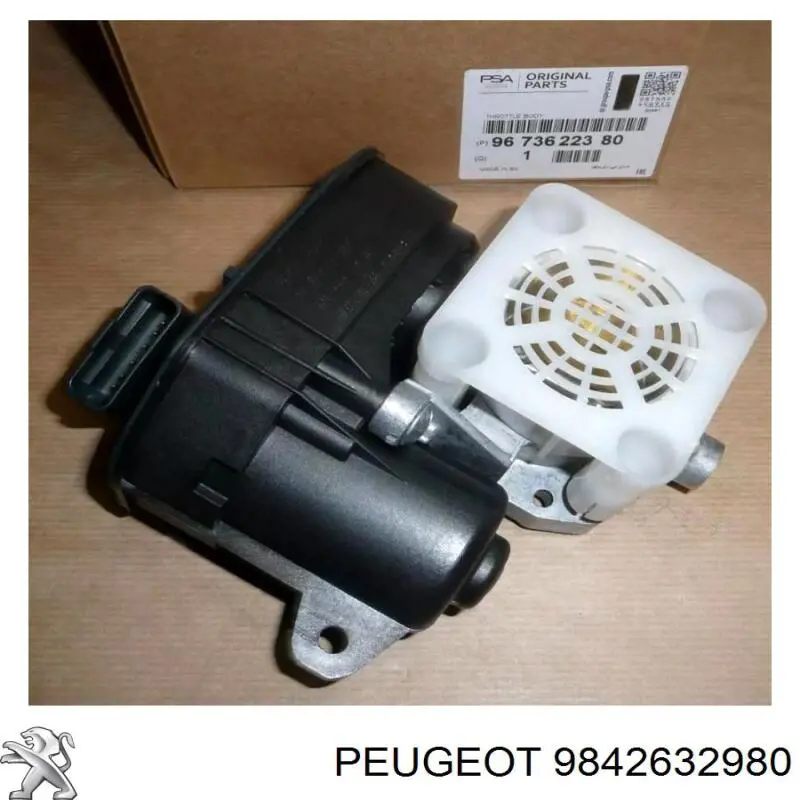 9842632980 Peugeot/Citroen Válvula de borboleta montada