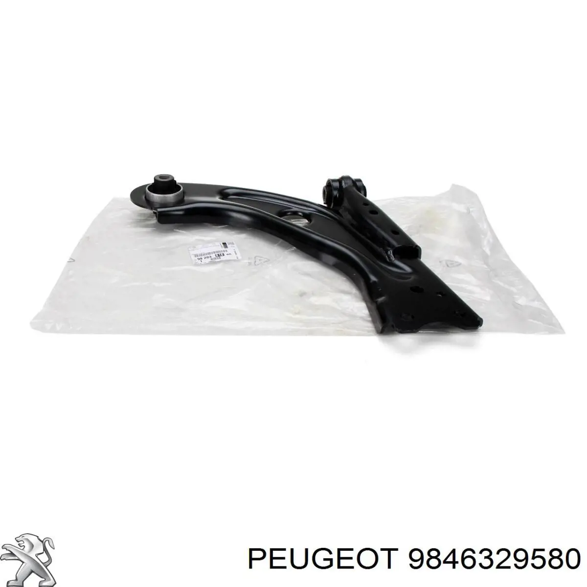 Compre 9846329580 Peugeot/Citroen Braço oscilante inferior esquerdo de suspensão dianteira