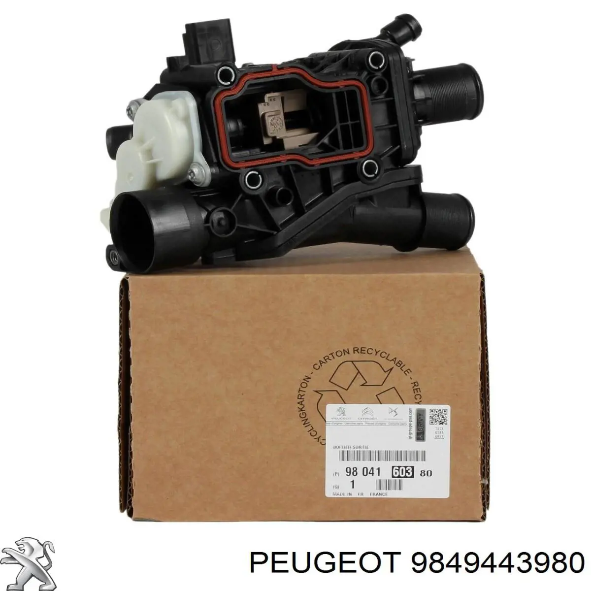 9849443980 Peugeot/Citroen Caixa do termostato