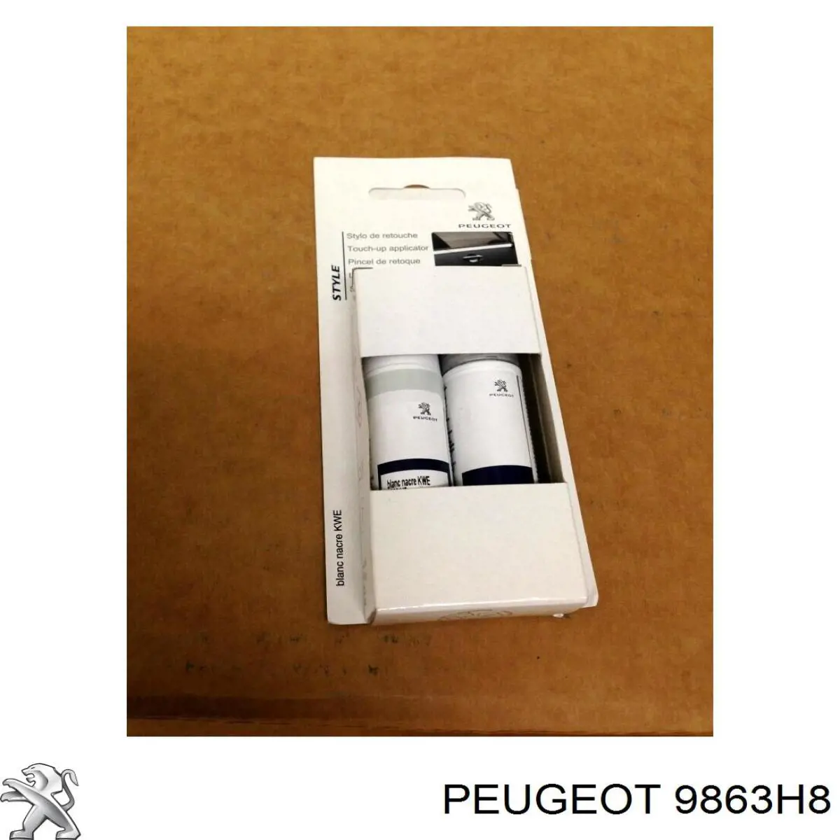 Tingimento (lápis) 9863H8 Peugeot/Citroen