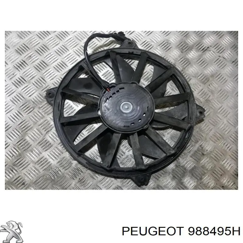Ventilador elétrico de esfriamento montado (motor + roda de aletas) Peugeot/Citroen 988495H preço, a partir de 57,51 USD