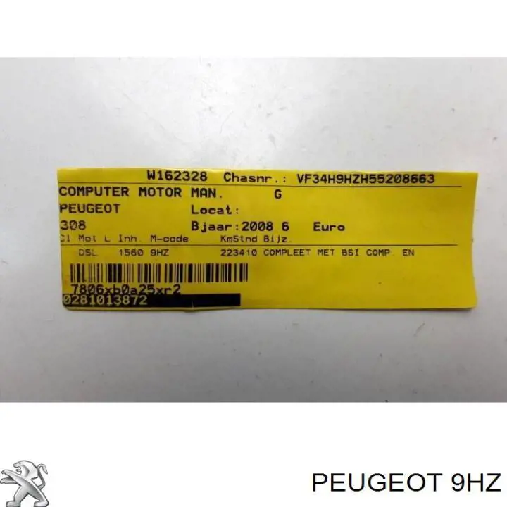 Motor montado Peugeot/Citroen 0135QE preço, a partir de 1387,59 USD