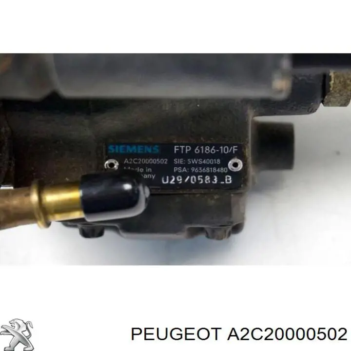 Bomba de combustível de pressão alta Peugeot/Citroen A2C20000502 preço, a partir de 100,45 USD