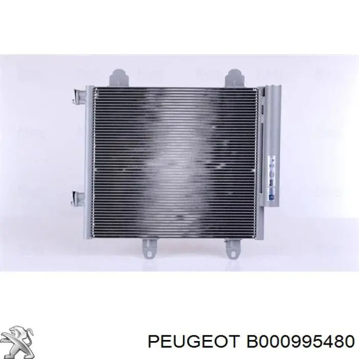 B000995480 Peugeot/Citroen Radiador de aparelho de ar condicionado