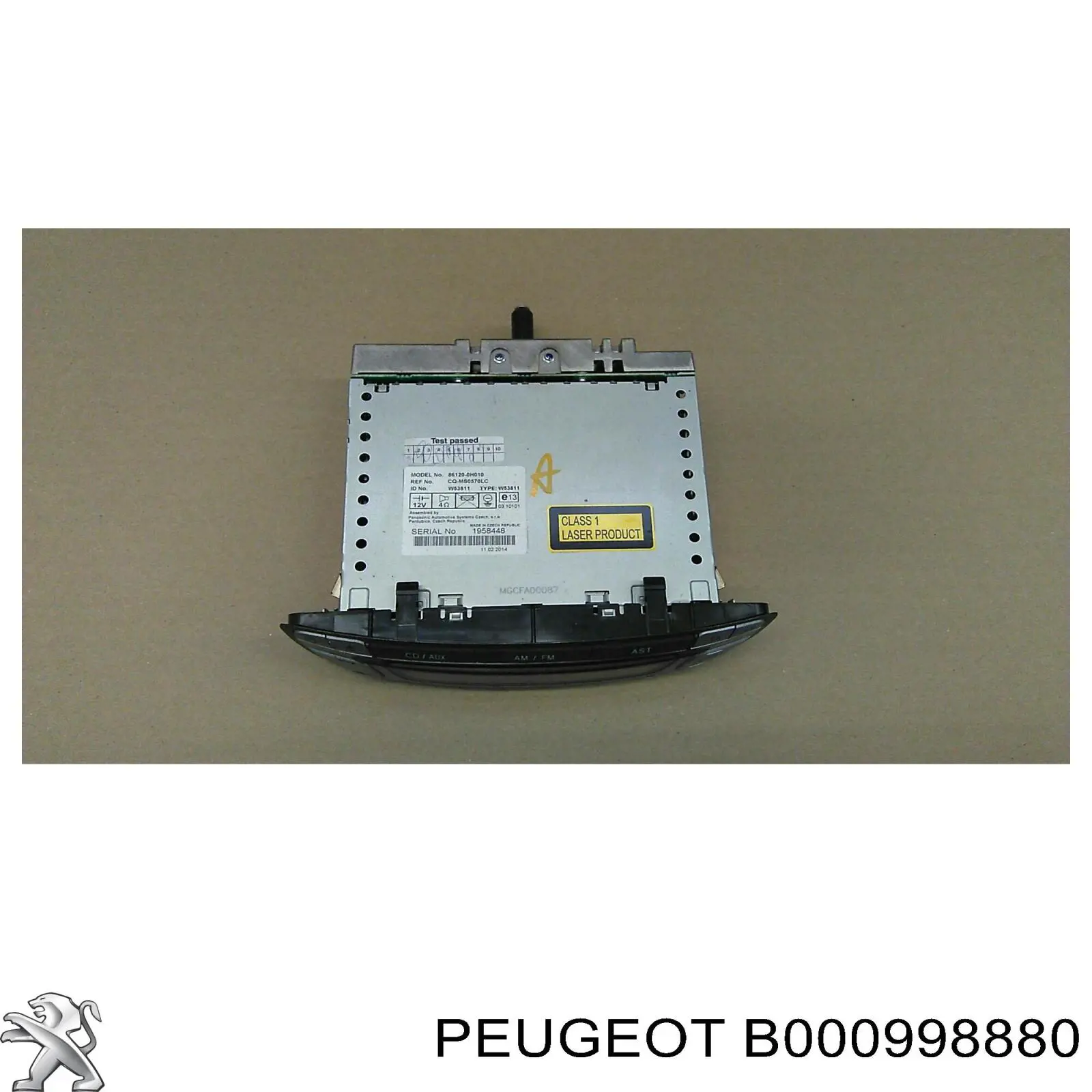  Peugeot/Citroen B000998880 preço, a partir de 46,33 USD
