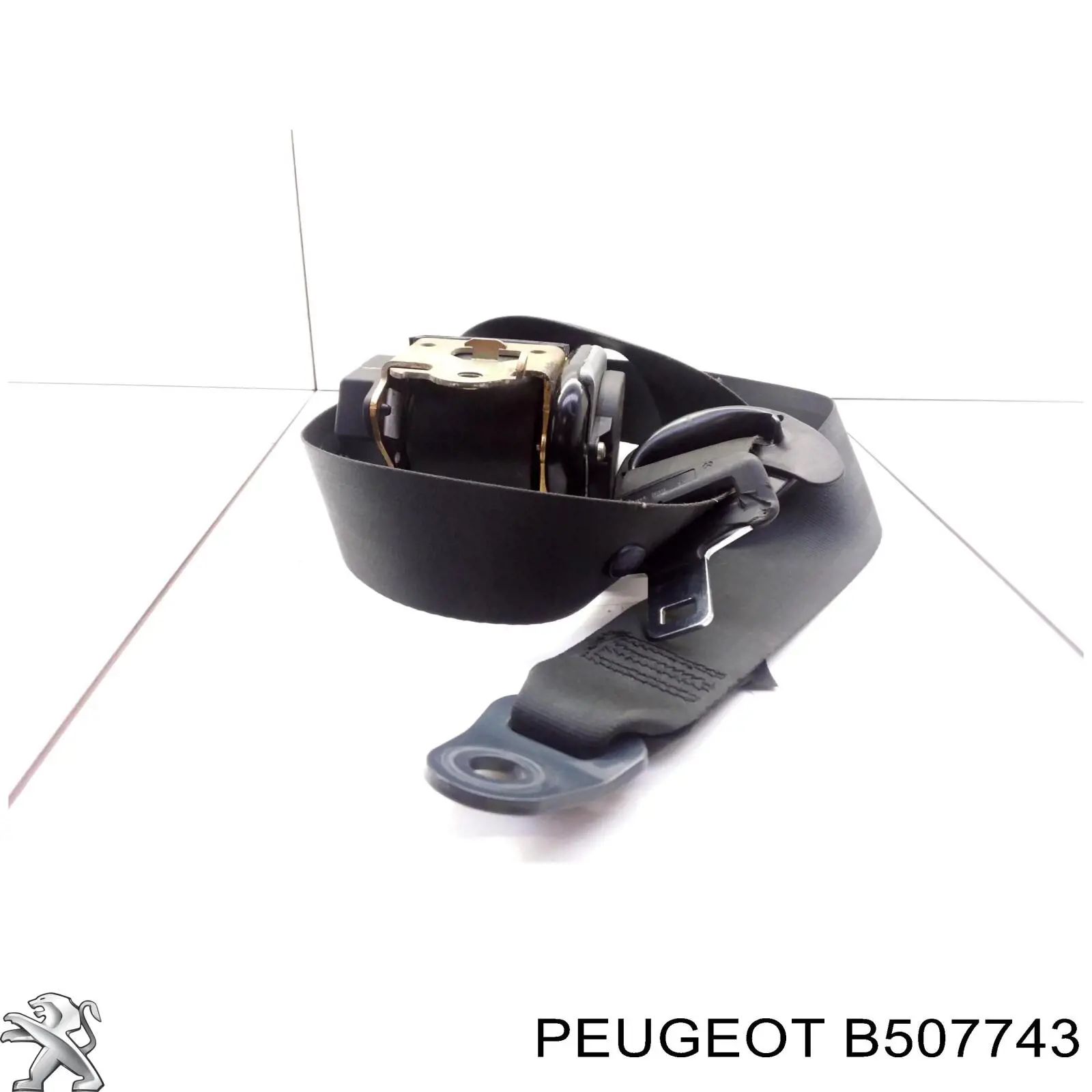 Compre B507743 Peugeot/Citroen Correia de segurança dianteira direita