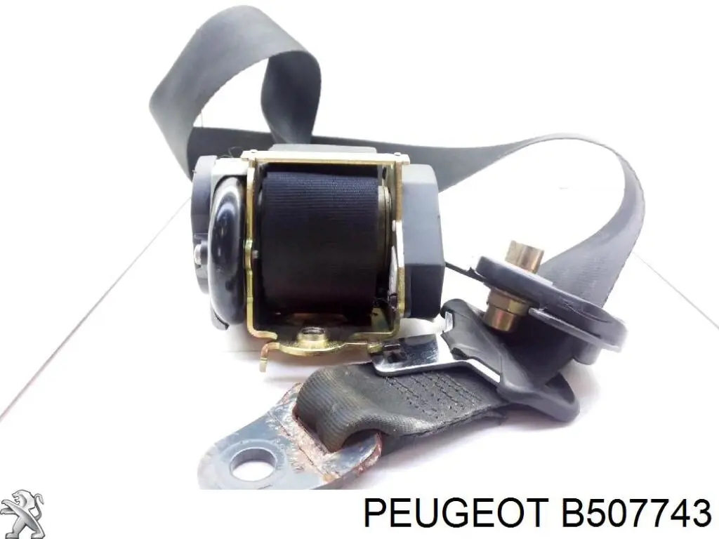 B507743 Peugeot/Citroen Correia de segurança dianteira direita